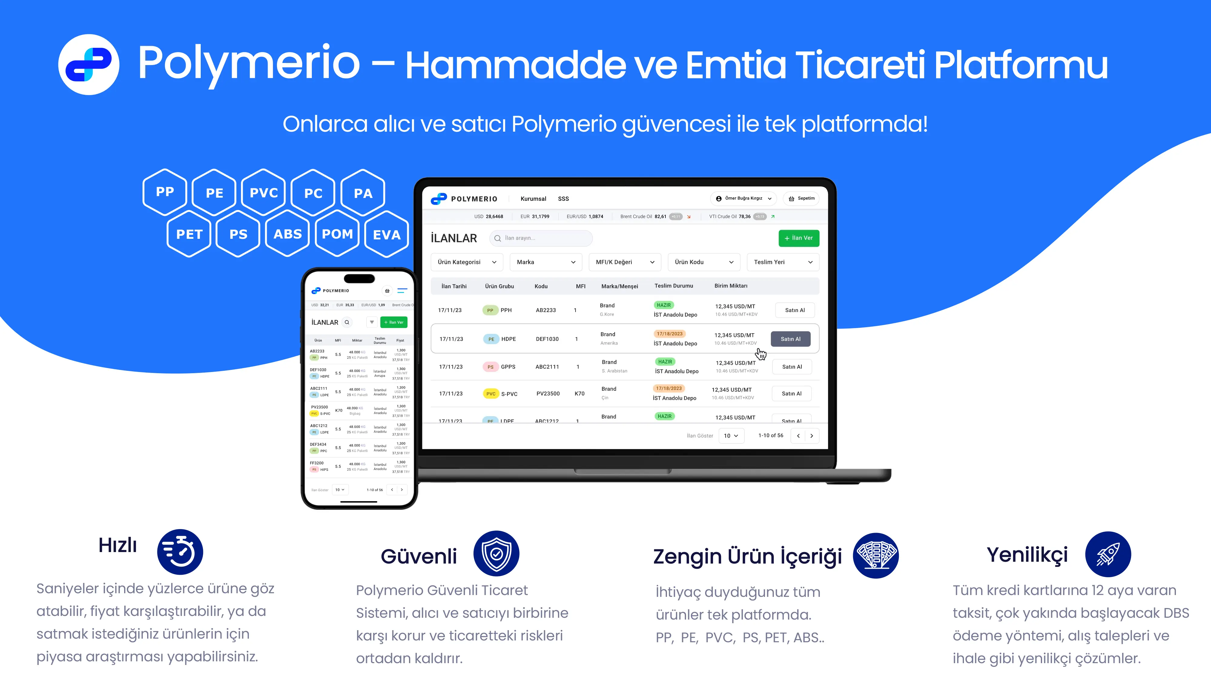 Polymerio Plastik Hammadde Platformu Tanıtımı